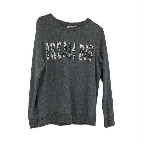 Noisy May grey Dream Big graphic pullover jumper lettering inspirational - Picture 1 of 12